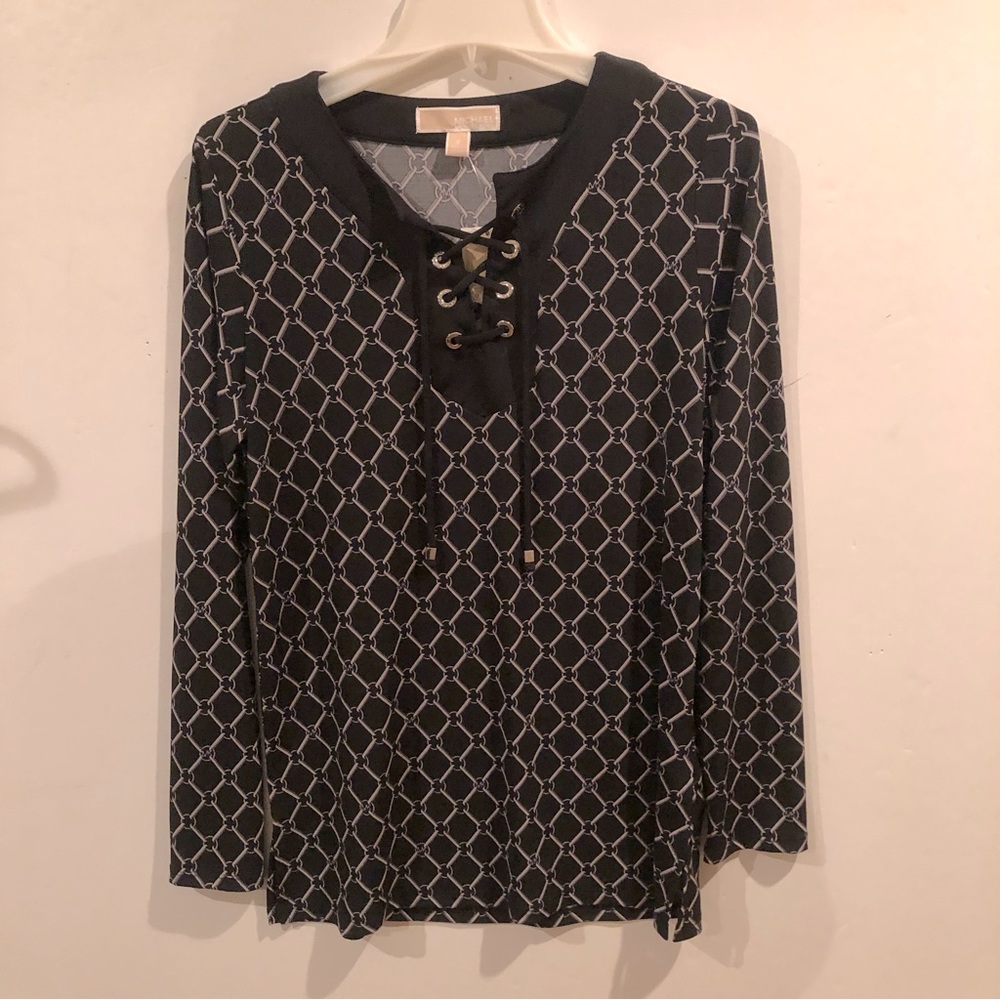 MICHAEL Michael Kors NWT Small Black and White Tunic